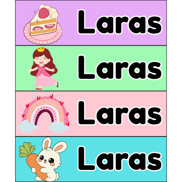 

Stiker nama anti air bisa custom motif