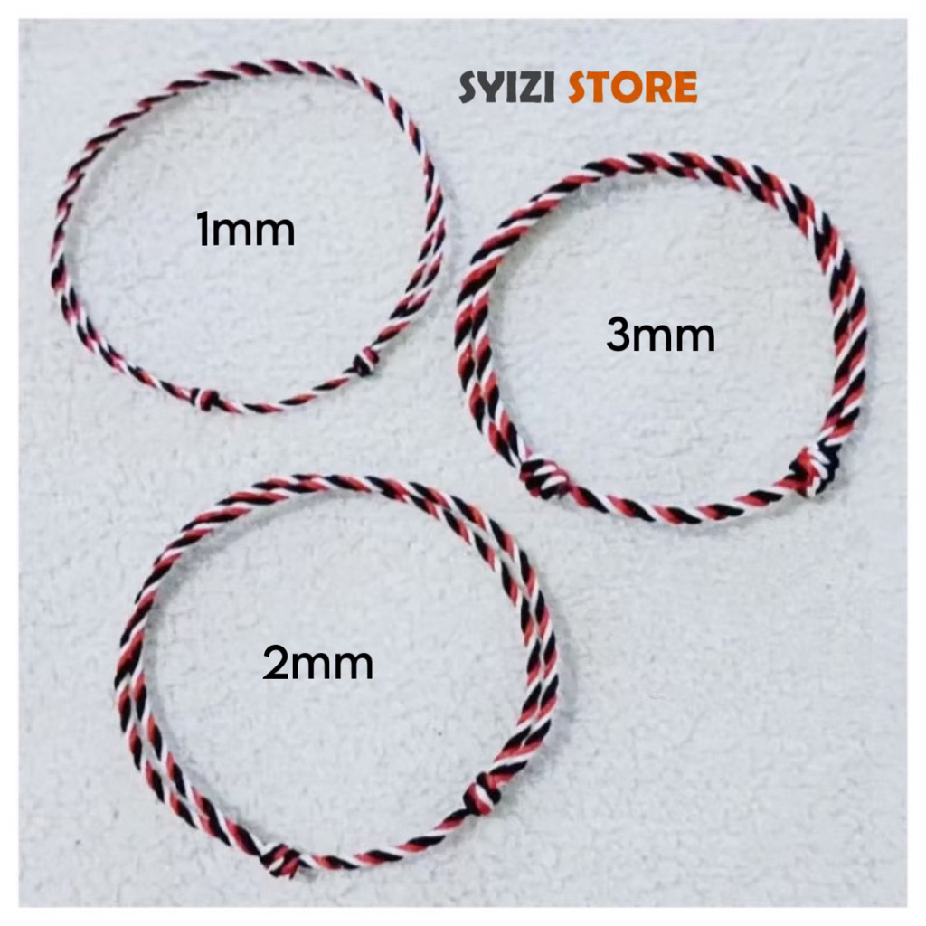 [SYIZI STORE] 12pc Gelang tridatu- Gelang tali tridatu -original bracelet -gelang tali untuk perhias