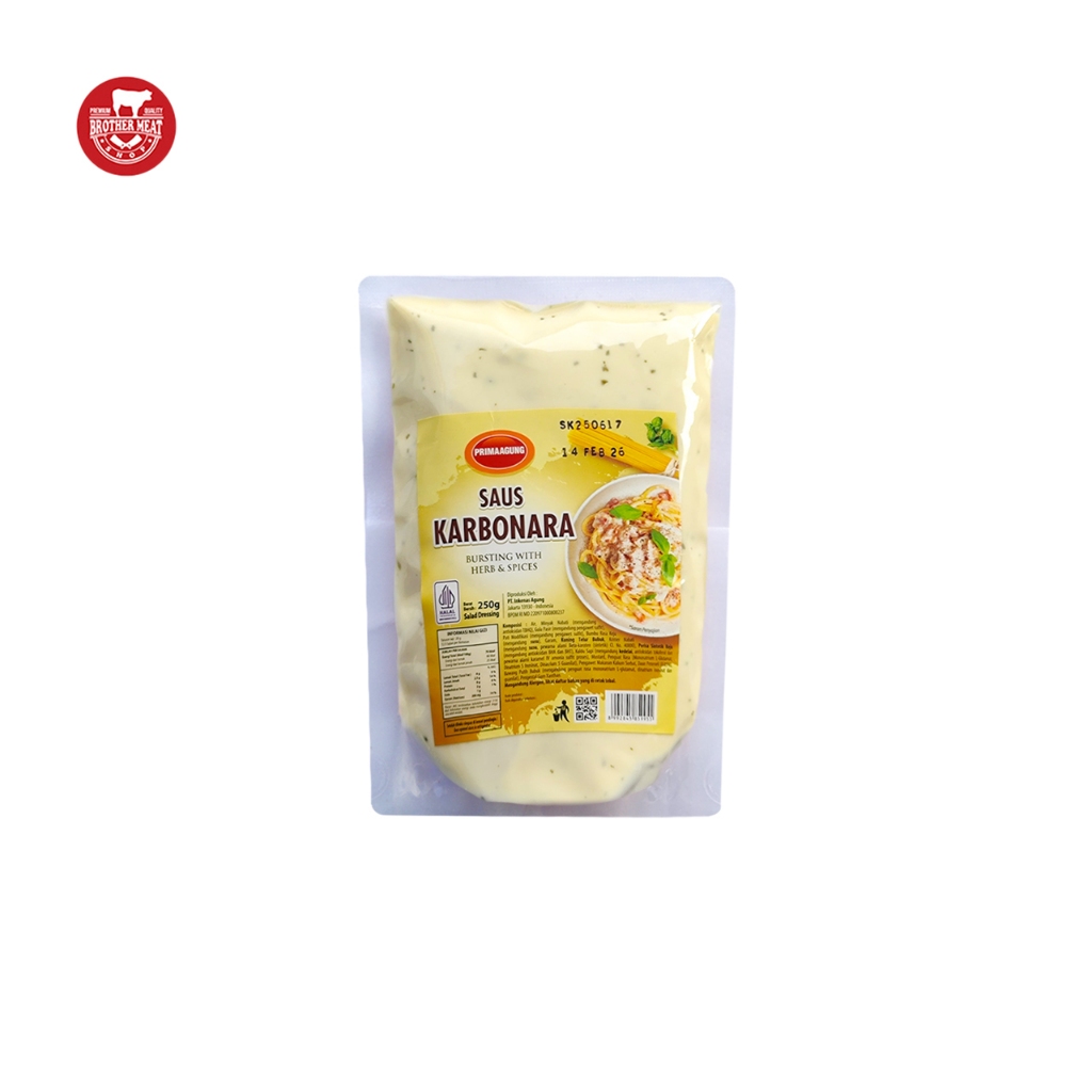 

PRIMA AGUNG Saus Karbonara / Carbonara Sauce - Brothermeatshop