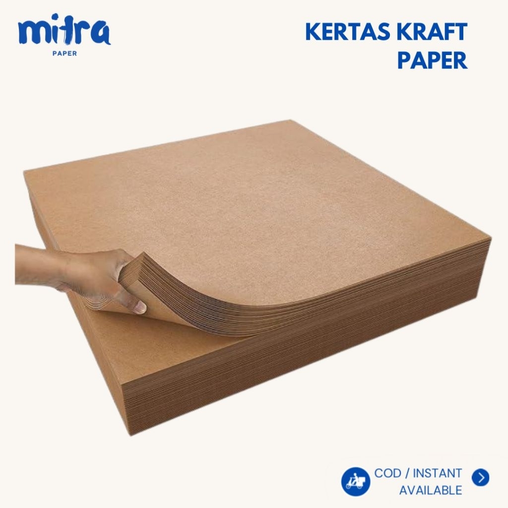 

Kertas Kraft Liner / Samson BrownKraft / BrownKraft / Kertas Coklat 150 gr Ukuran 90 x 120 cm
