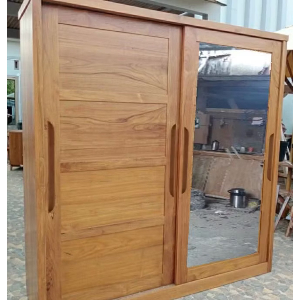 lemari kaca lemari minimalis lemari baju  lemari pakaian