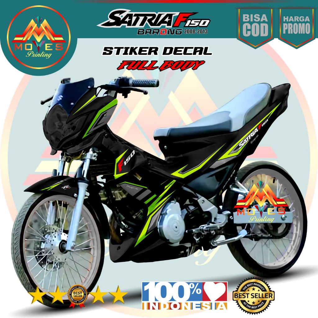 Decal Satria FU Barong Full Body - Stiker Satria FU Barong Full Body - Dekal Satria FU Barong Full B