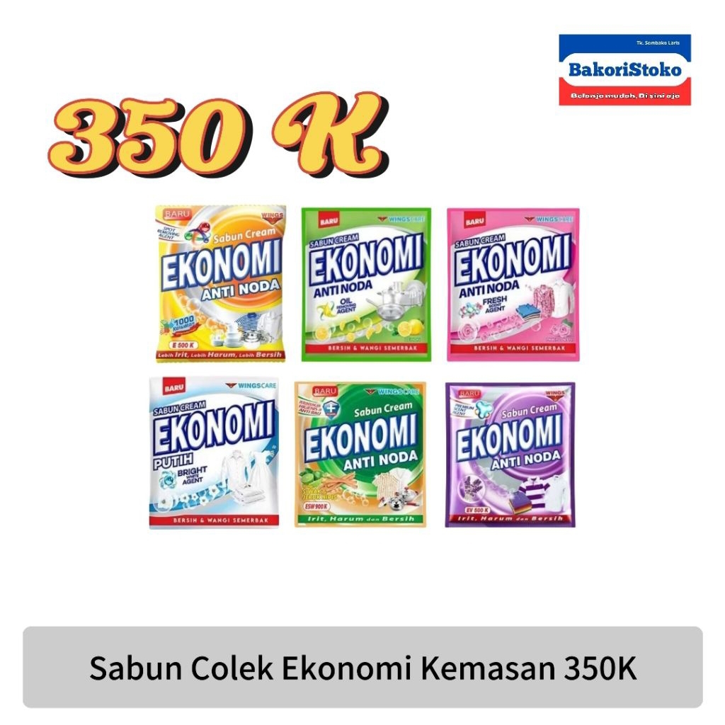 Sabun Colek Ekonomi Kemasan 350K / Sabun Ekonomi Colek Kemasan 350k
