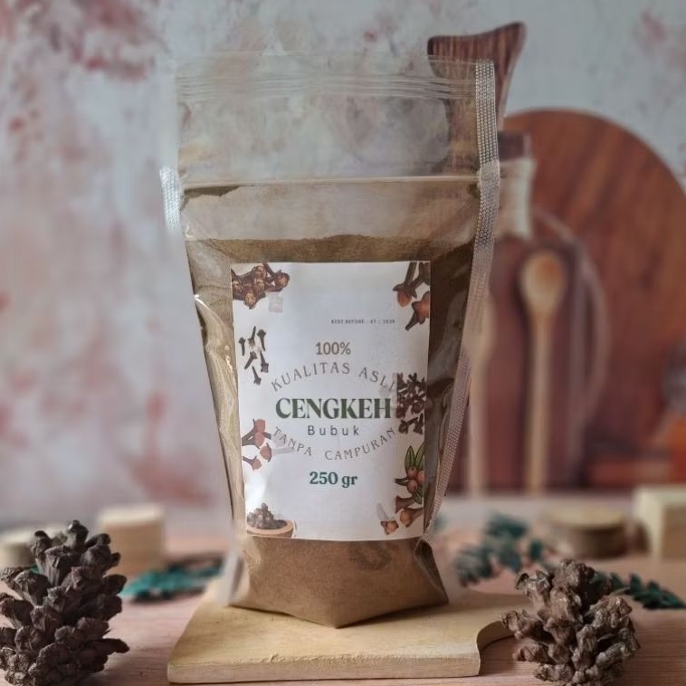 

CENGKEH BUBUK ASLI / CENGKEH BUBUK MURNI / CENGKEH BUBUK 250GR MURNI / CENGKEH BUBUK ORI PREMIUM 250GR / CENGKEH BUBUK 100% ASLI ALAMI-REMPAH