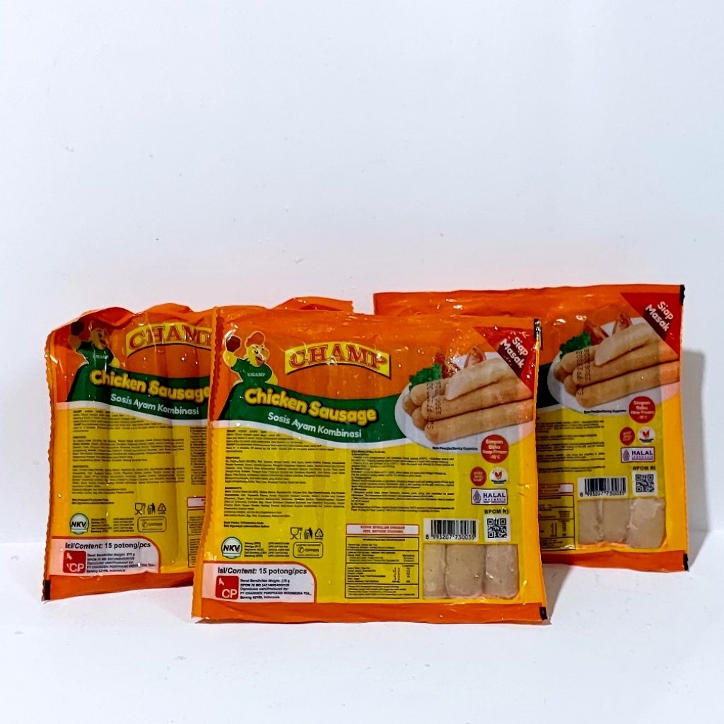 

SOSIS CHAMP ISI 15 PCS 375 GRAM