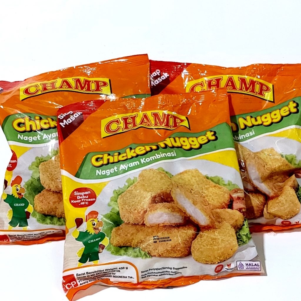 

NUGGET CHAMP AYAM 450GRAM