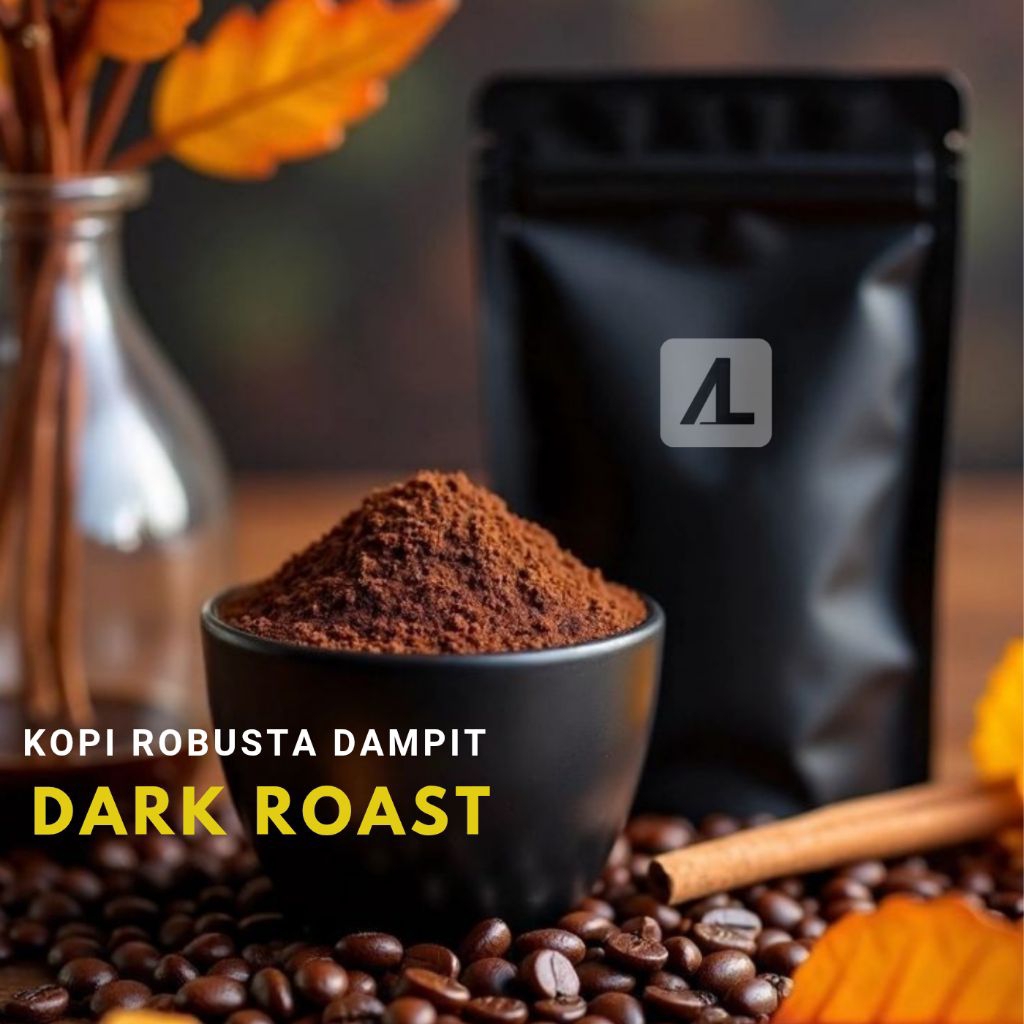 

Kopi Robusta Dampit - Roasting Dark Roast 1Kg / Biji Kopi Bubuk Robusta Dampit Dark Roast 1Kg