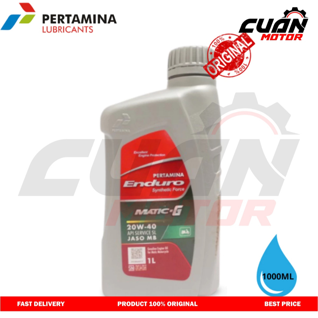 OLI ENDURO MATIC G 20W-40 1L  OLI MOTOR MATIC ENDURO MATIC G