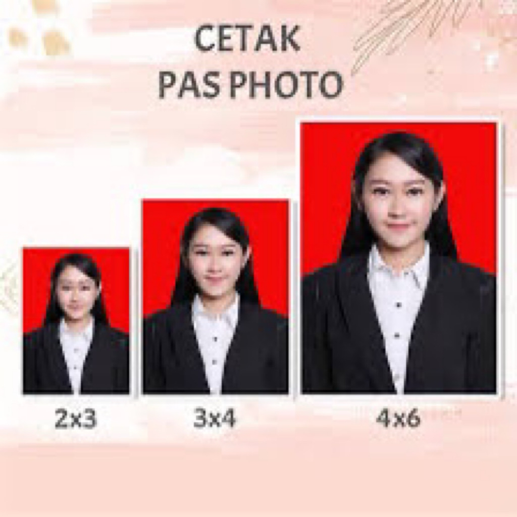 

Cetak pas photo berbagai ukuran | 2x3 3x4 4x6. Bahan photo paper glossy 200gsm