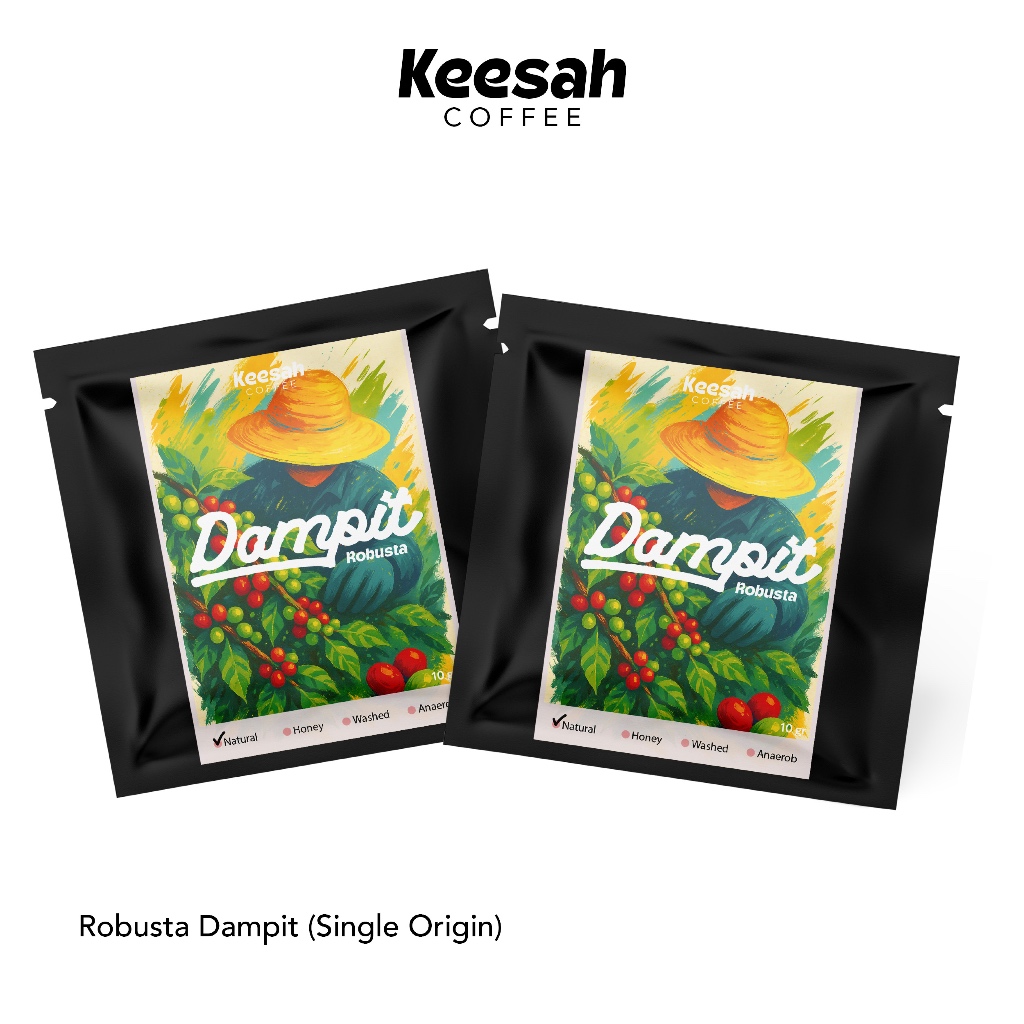 

Drip Bag Coffee Robusta Dampit Single Origin