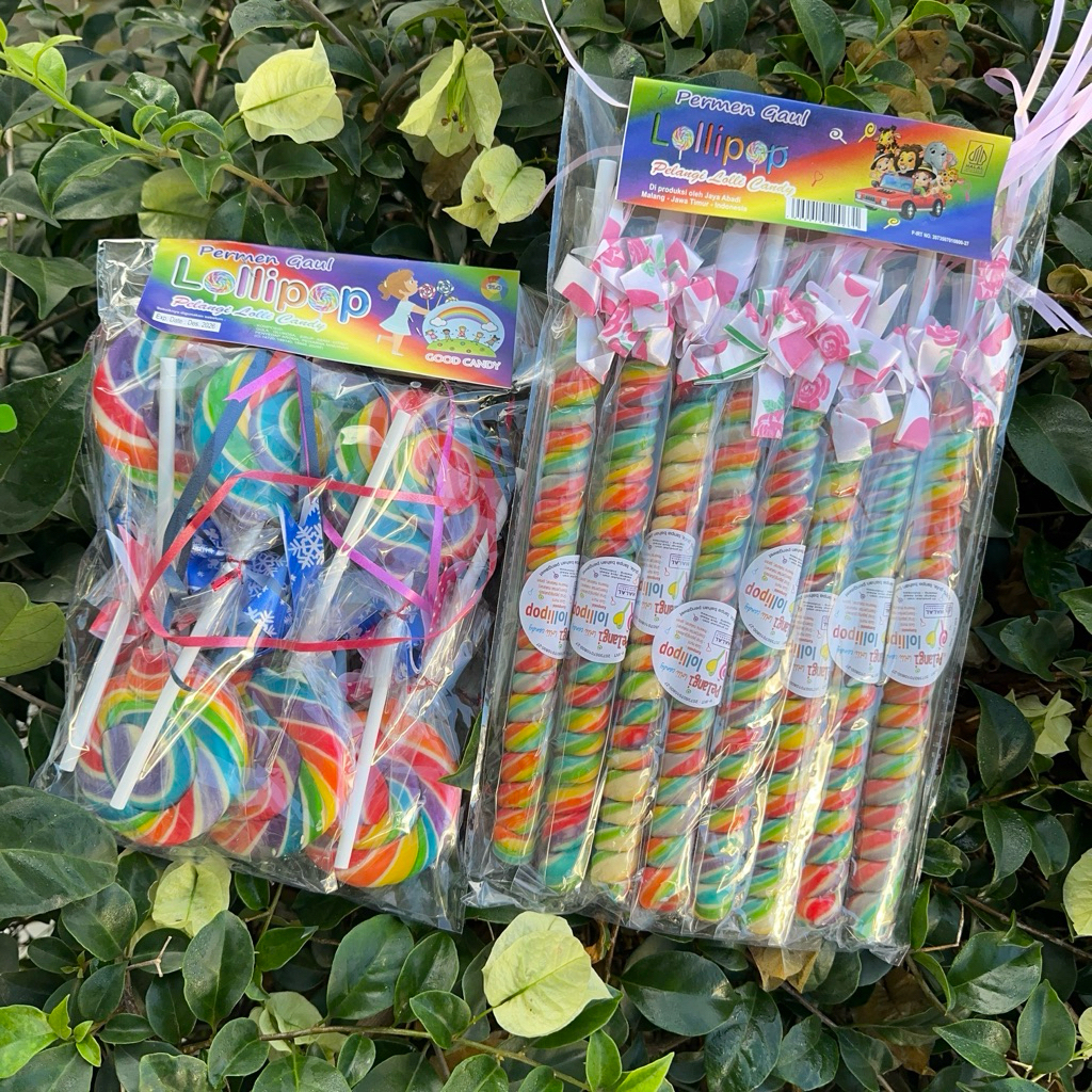 

Aneka Permen / Lollipop kemasan satuan