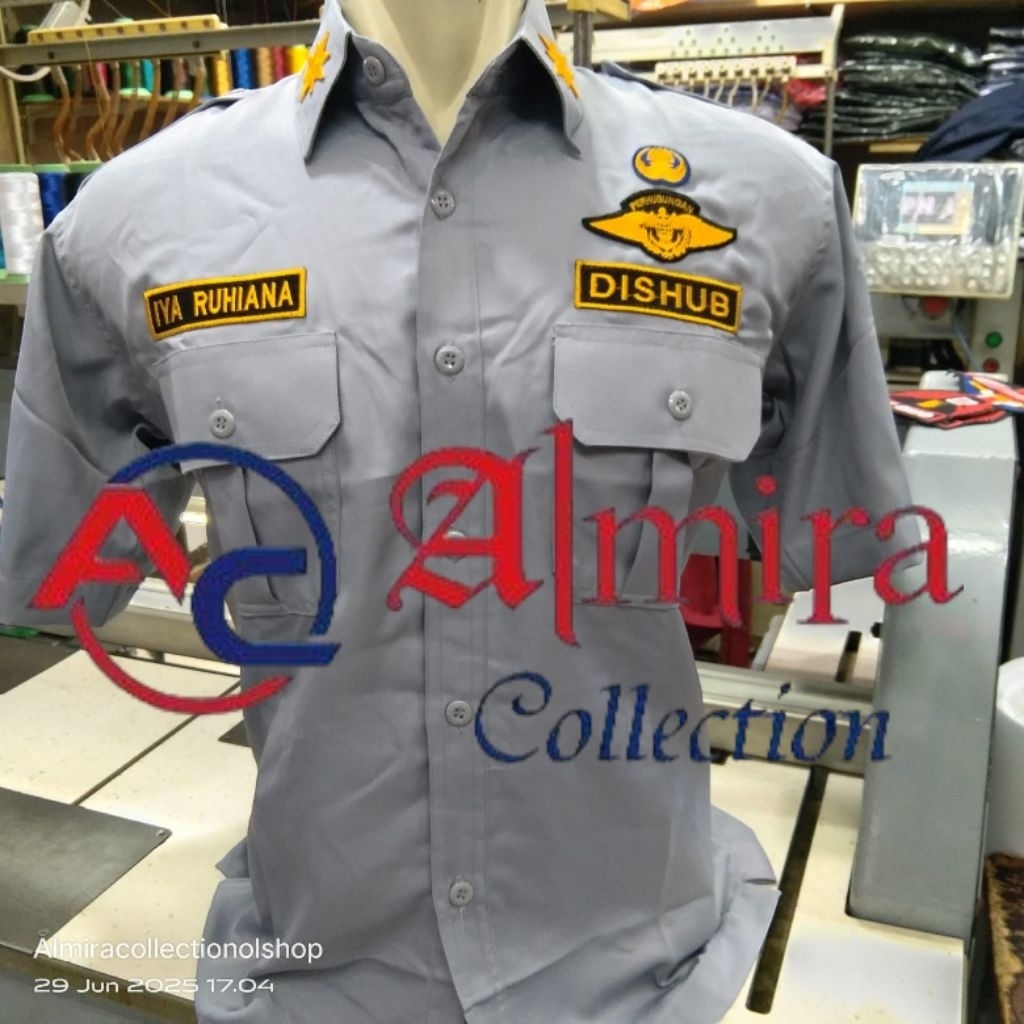 seragam DISHUB / PDH DISHUB kemeja dishub