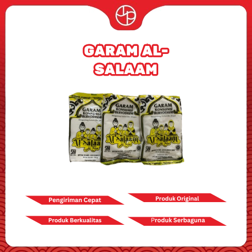 

Al-Salaam Garam Kemasan 150gr