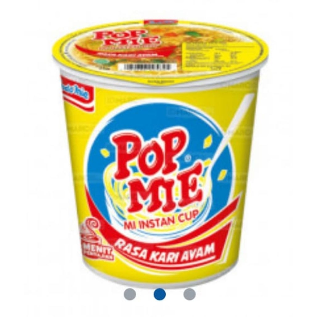 

Pop mie rasa kari ayam isi 1pcs paling murah