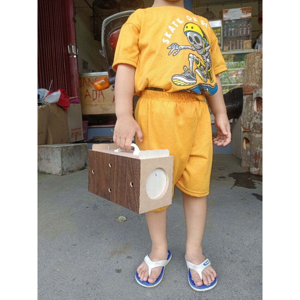 Tempat bawa burung COD sangkar kotak burung