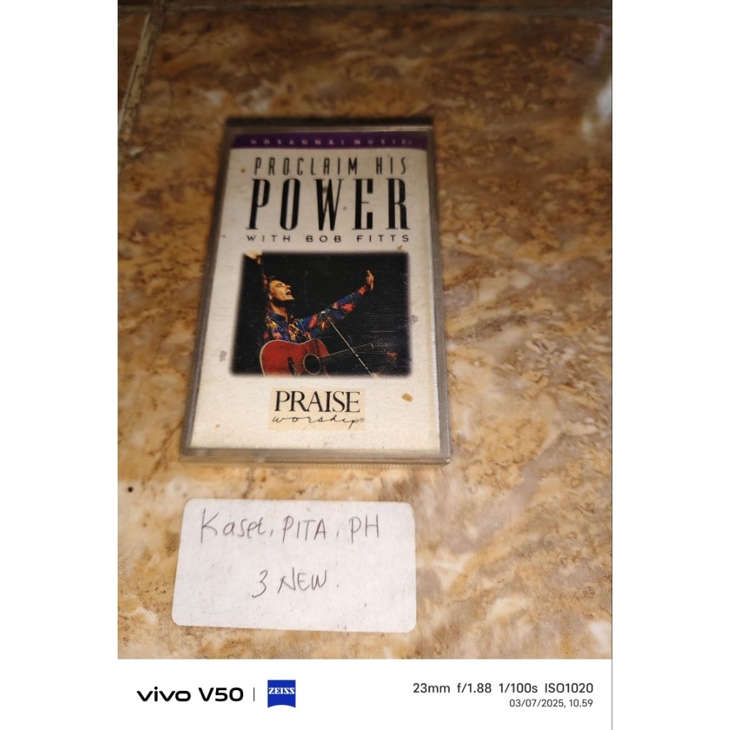 Kaset Pita - Proclaim His power with Bob Fitts Praise Worship