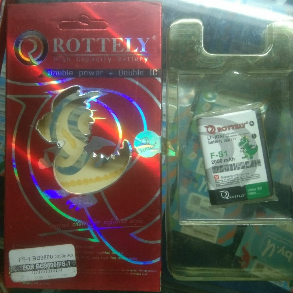 BATERAI BB BLACKBERRY 9800 FS-1 DOUBLE POWER NEW