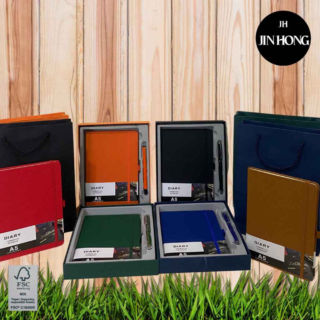 

[KHUSUS GROSIR] PAKET USAHA Notebook Kulit A5 Buku Agenda Notepad Diary isi 20-40 pcs KODE LH013