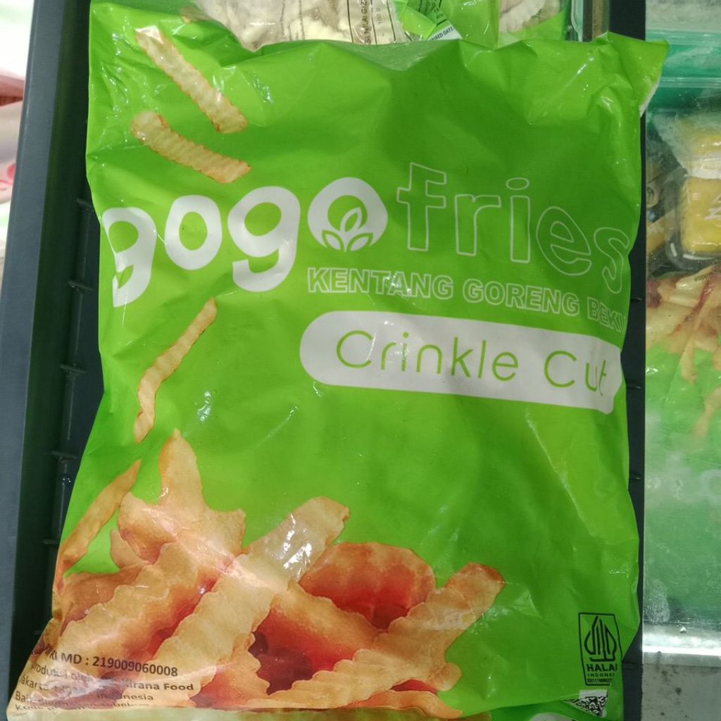 

Gogofries Crinkle cut 1kg