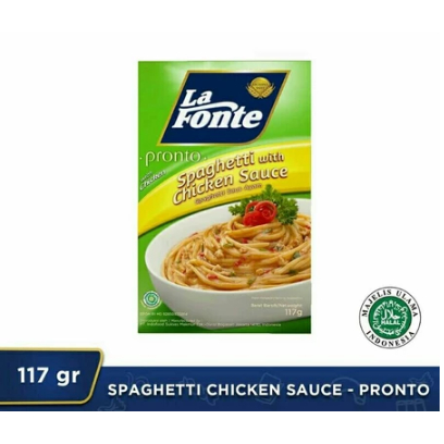 

La Fonte Spaghetti Saos Ayam 117gr - Frozen Food Tomohon