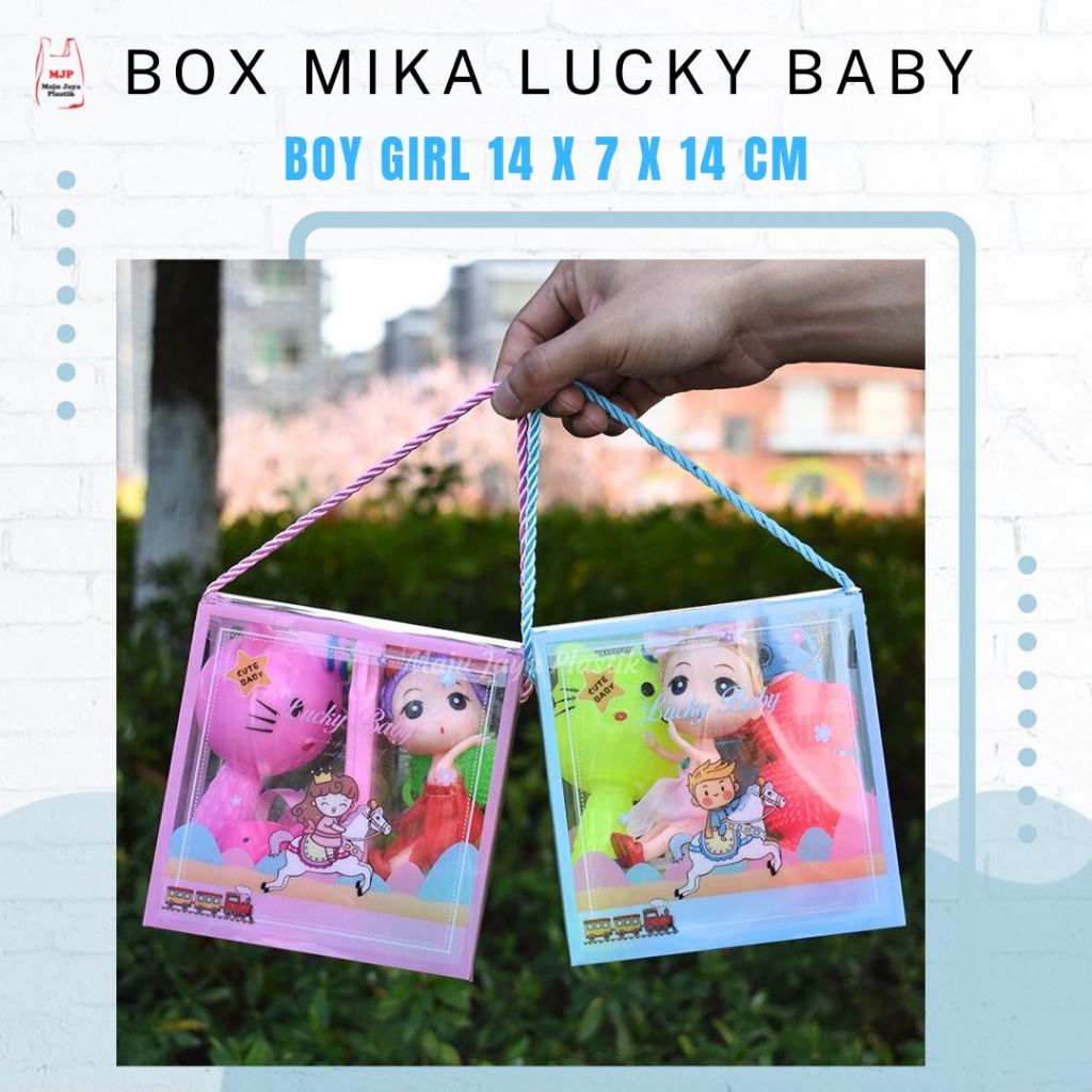 

Box Kotak Kue Snack Birthday Cake Box Souvenir Ulang Tahun 14x14x7 Kotak Mika Gift Box Mika Boy Girl