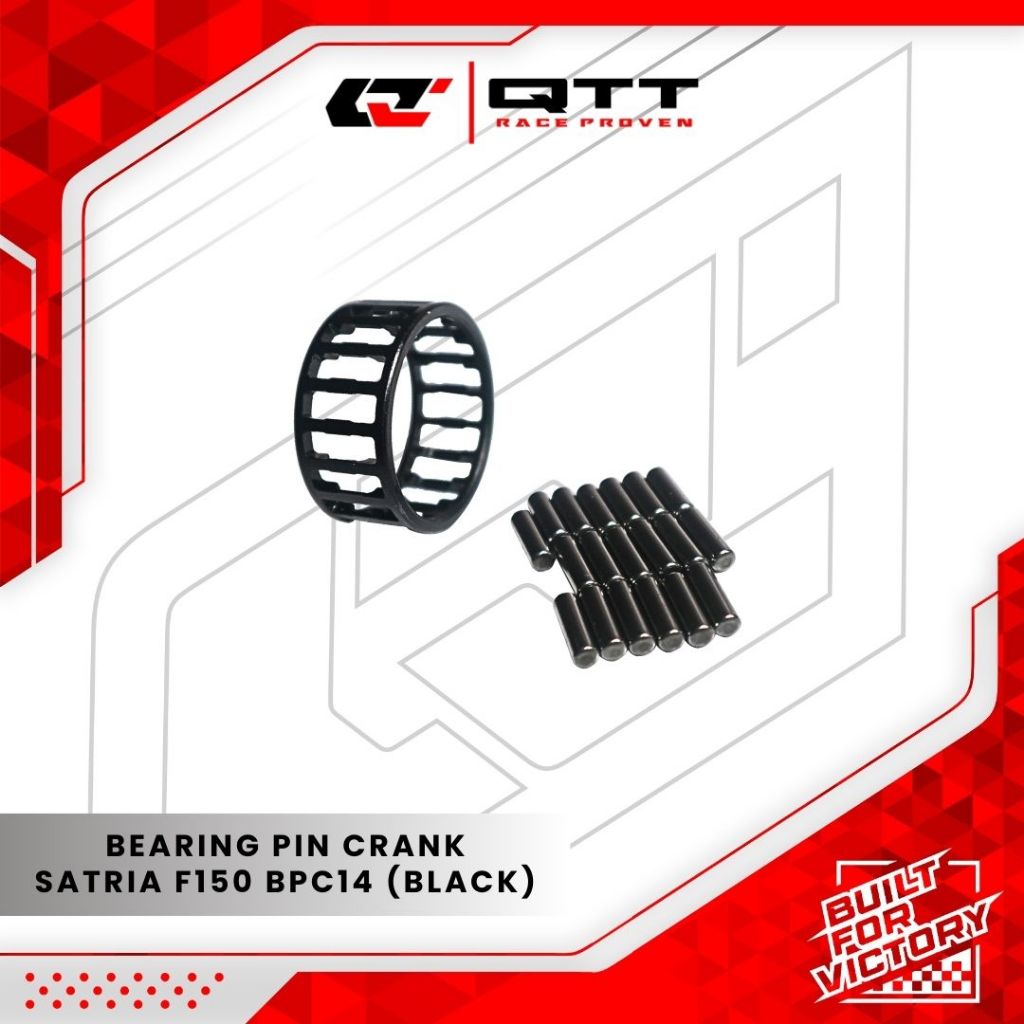 QTT Laher Bearing Bambu Big End Satria Fu 150 F150 Raider High Speed Black BPC14 Roces Leces