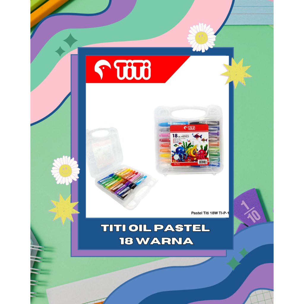 

TITI OIL PASTEL 18 WARNA TI-P-18S