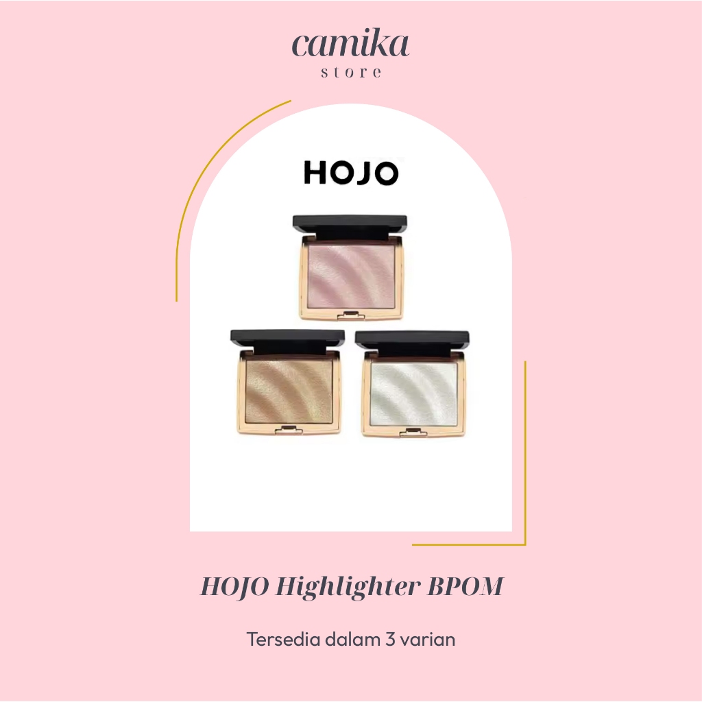 CAMIKA STORE - HOJO Highlighter BPOM - Makeup Make Up Highlight Hojo - Pink Silver Gold - Dream Ligh
