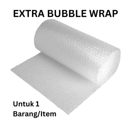 

EXTRA BUBBLE WRAP Agar Paket Aman Harga Untuk Satu Produk