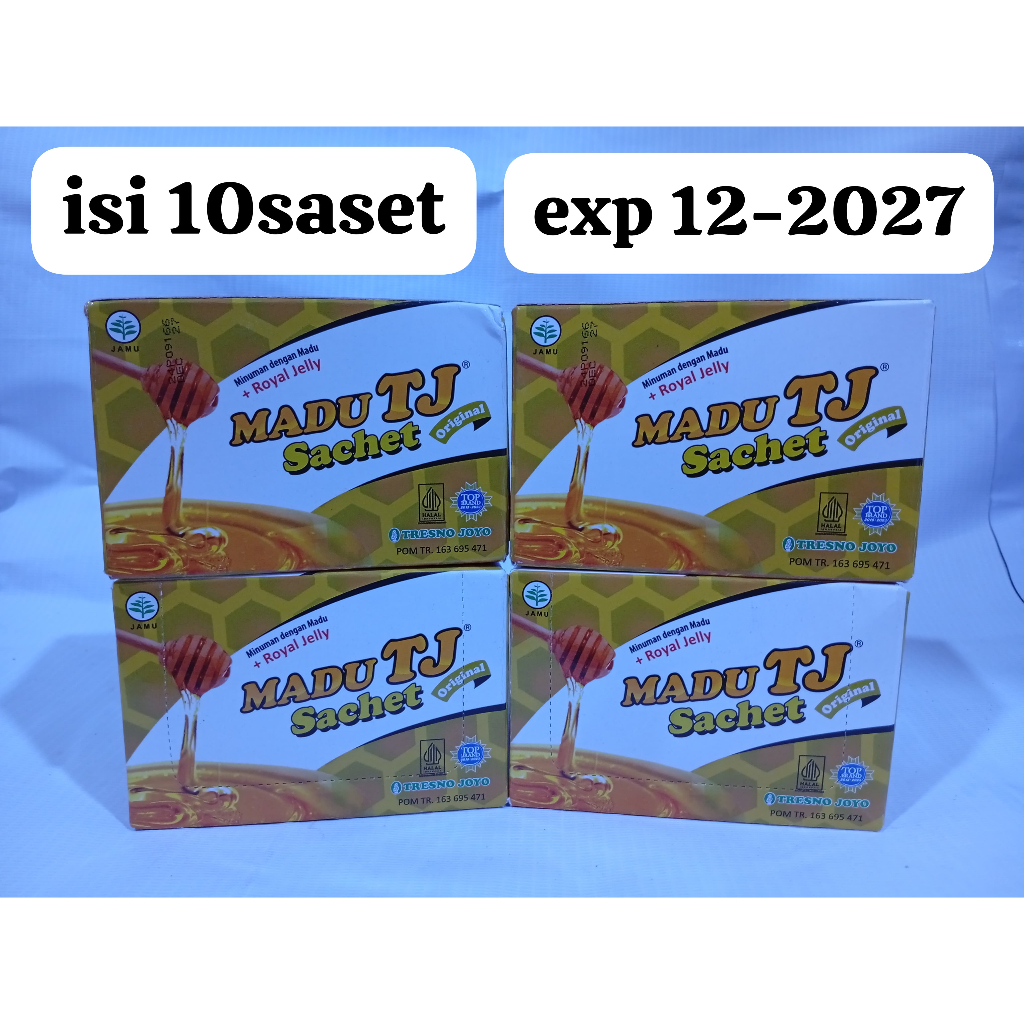 

e Madu TJ Box 12 Sachet*20gr - Strawberry - Original - Jeruk