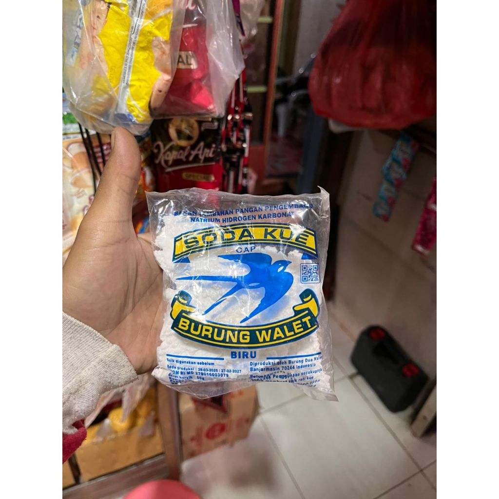 

Soda Kue cap Walet Biru 50gr