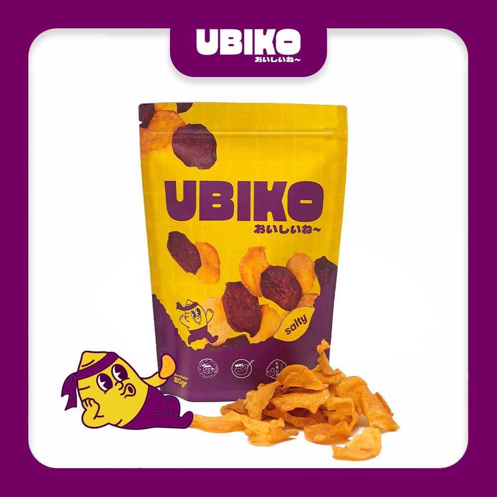 

Keripik Ubiko Salty | snack ubi rasa asin, produk HALAL, oleh-oleh khas Jakarta