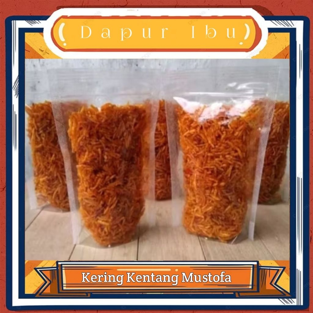 

Kentang Goreng Kering Mustofa icikiwir 100 Gram