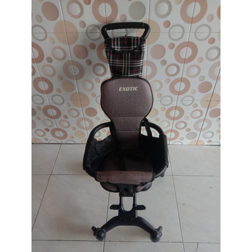 STROLLER BAYI BEKAS 1 SISI MERK BABYELLE / PLIKO / JUNIOR / STROLLER BAYI KEMBAR PRELOVED SECOND MUR