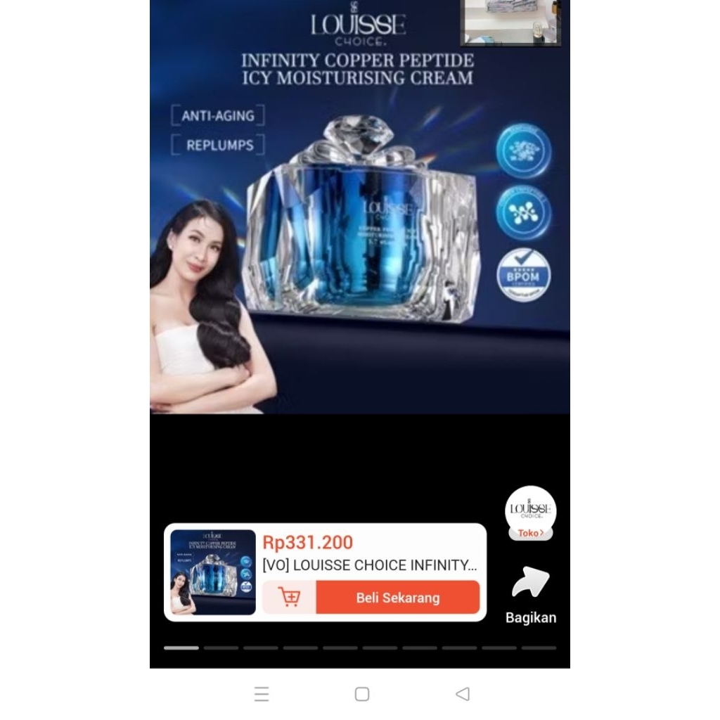 Moisturizer copper peptide