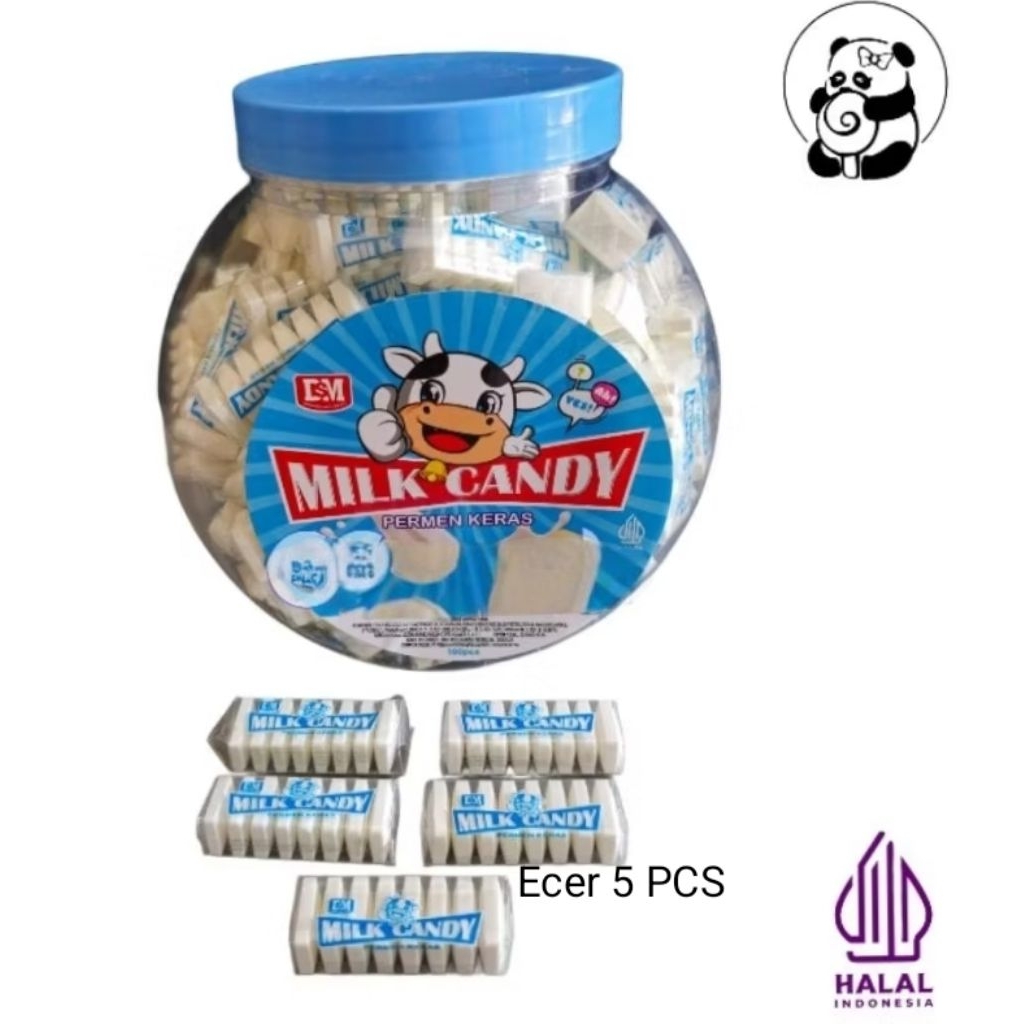 

Milky Candy Permen Keras Permen Susu 5pcs