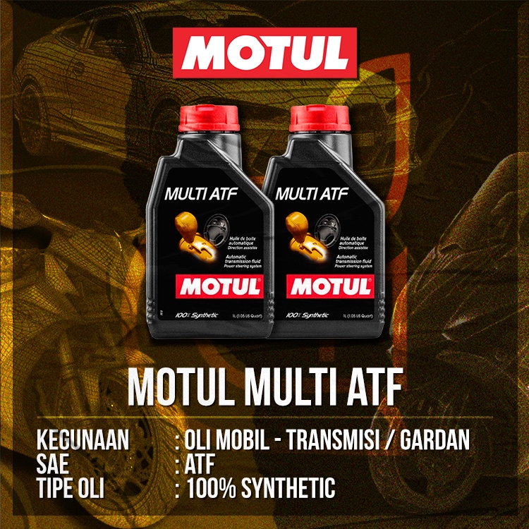 Oli Mobil Transmisi Motul Multi ATF / Oli Transmisi Mobil / Oli Garden / Oli Transmis Synthetic