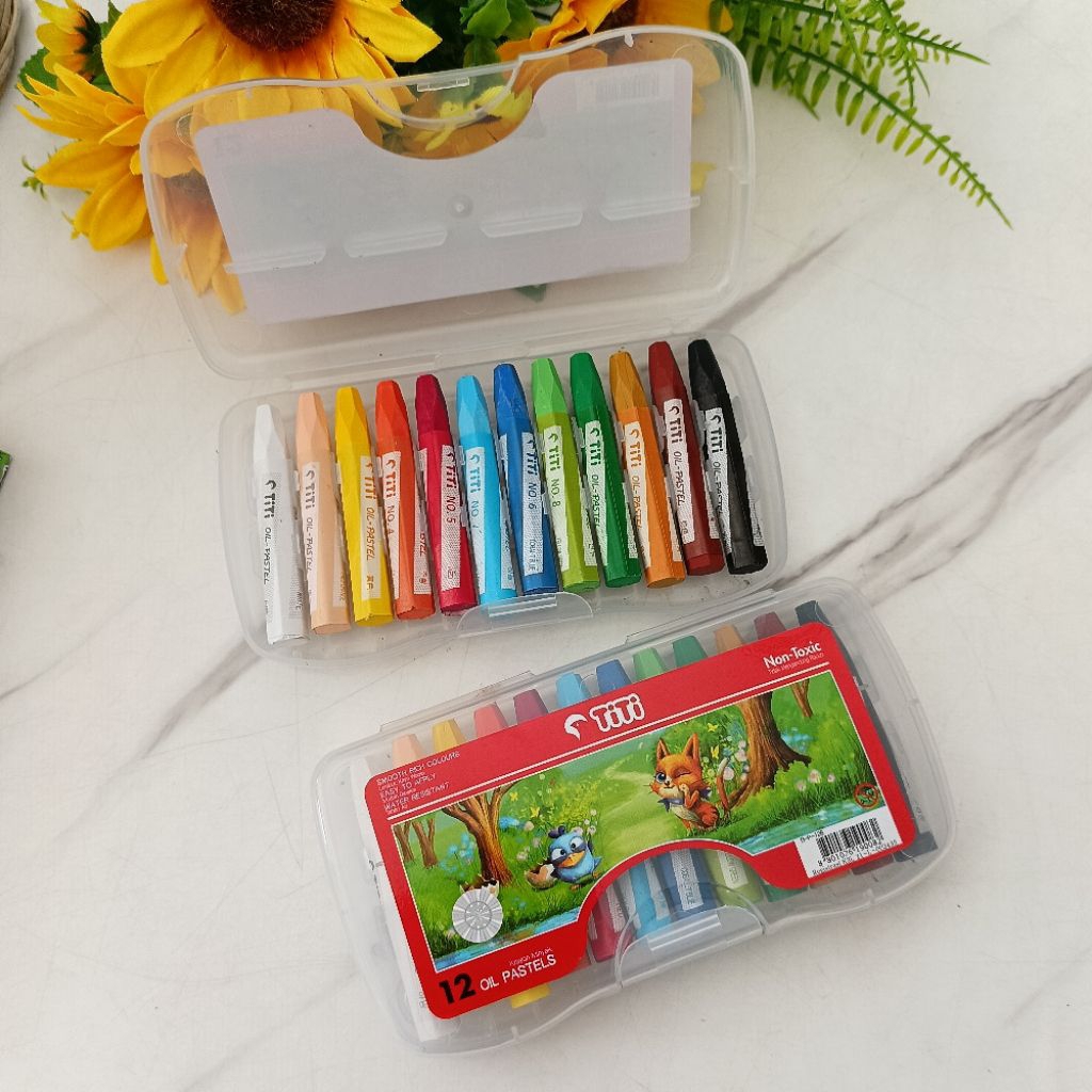 

Krayon Titi/Oil Pastel 12 Warna