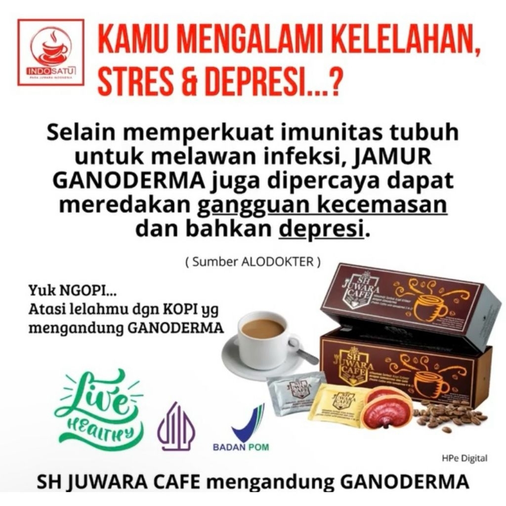 

Gold 4IN1-MANIS JUWARA CAFE kopi kesehatan Lingzhi
