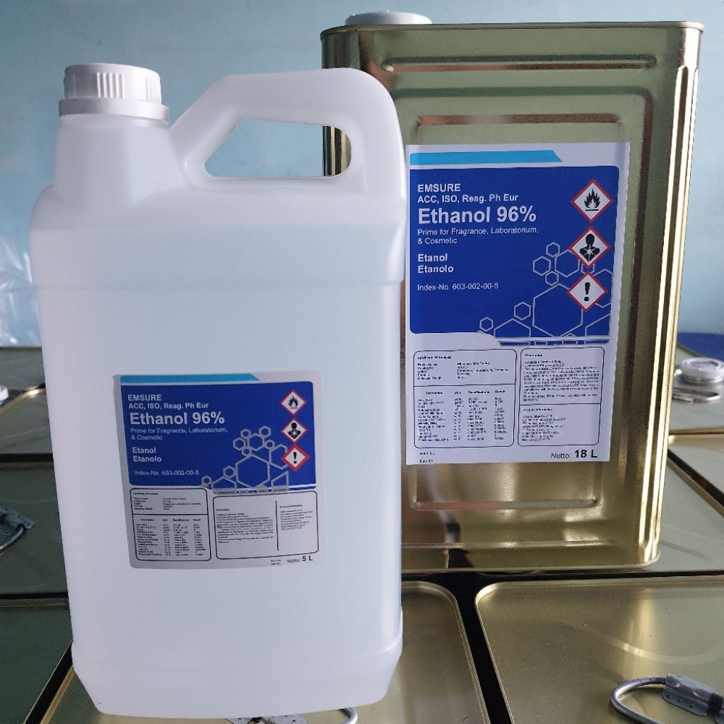 Ethanol emsure 96%/Emsure 96%/pelarut parfum terbaik