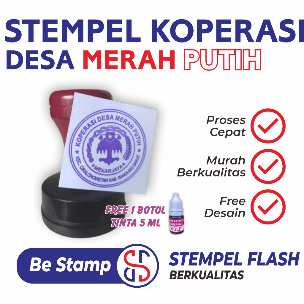 

Stempel KOPERASI DESA MERAH PUTIH
