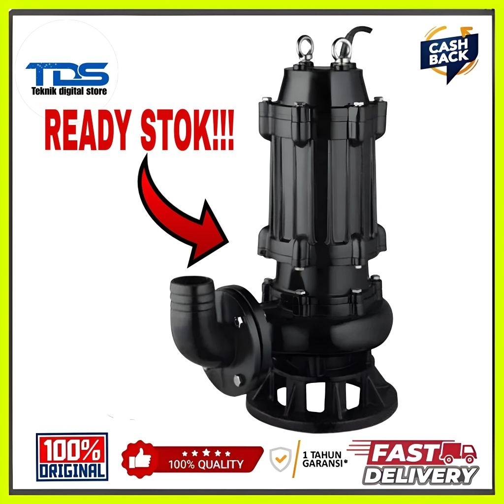 Mesin Pompa Air Pompa Celup Air Kotor Submersible 4inc Banjir maxpump