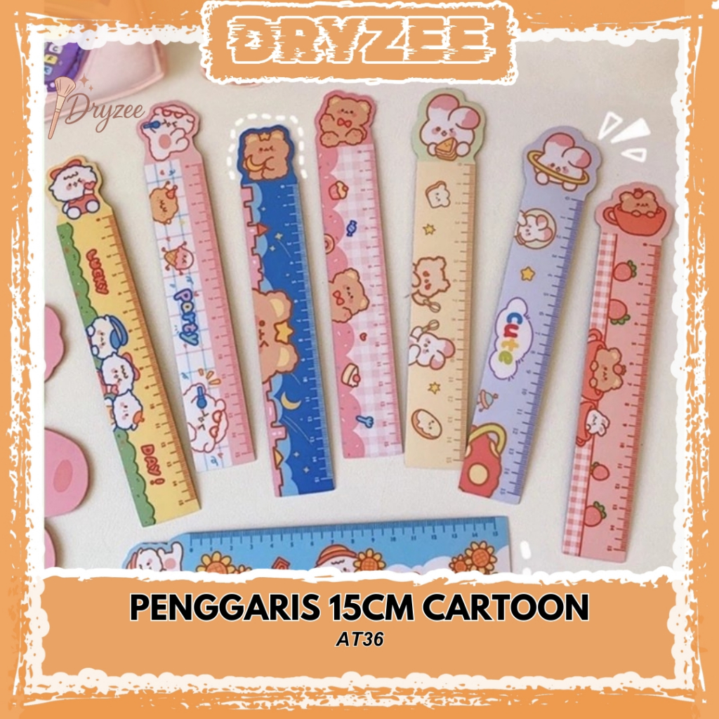 

Penggaris 15cm Kawai Lucu Cartoon 1 Pc AT36