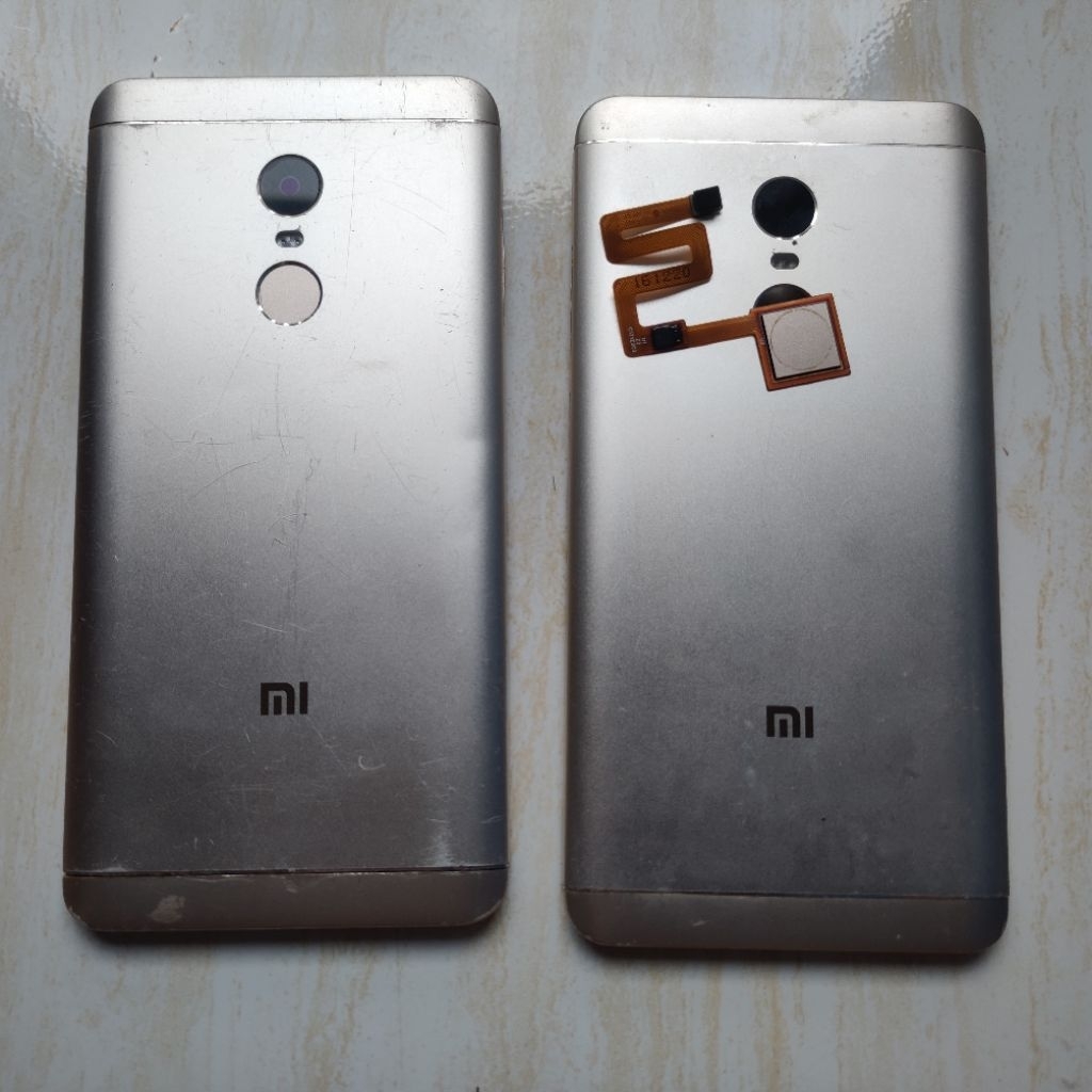 Backdoor + Fingerprint Redmi Note 4X mediatek nikel original copotan