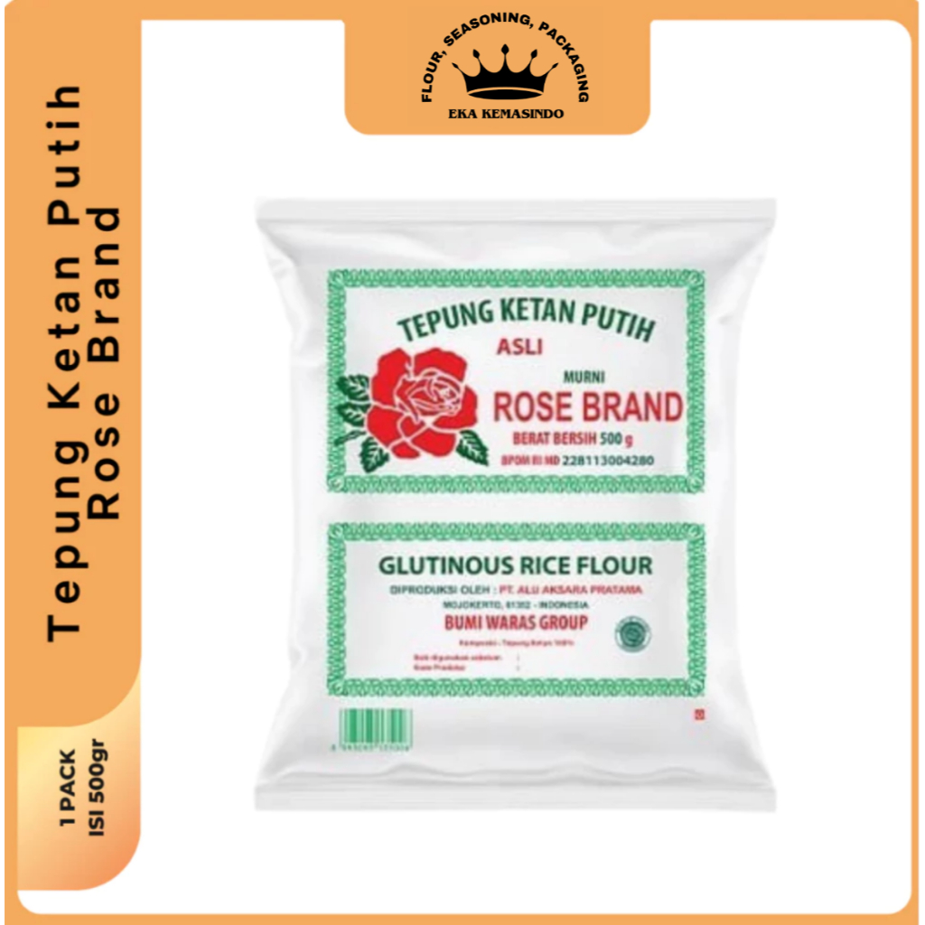 

Tepung Ketan Putih Rose Brand 500gr | Tepung Ketan Rosebrand | Tepung