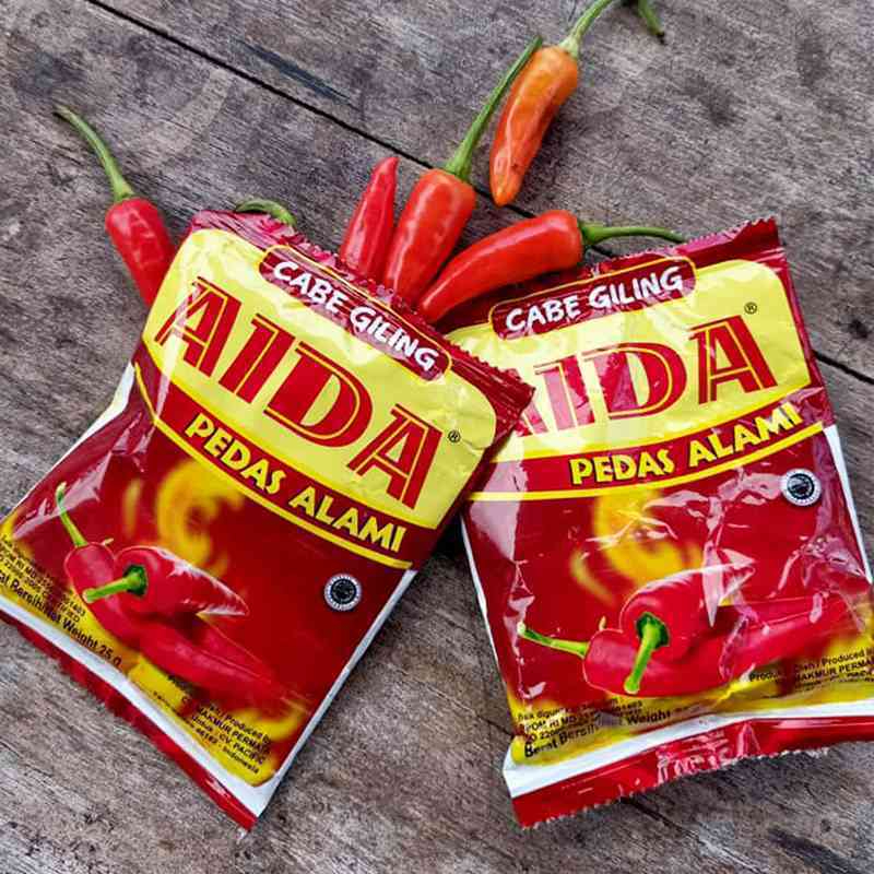 

AIDA - BUMBU CABE BUBUK PEDAS PENYEDAP RASA 25 GR