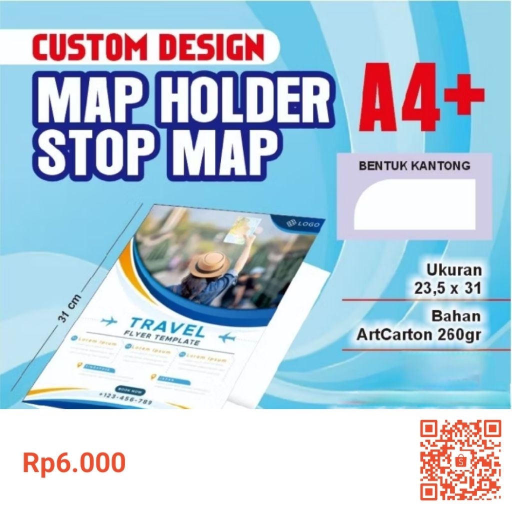 

Map Folder Kantor Non laminating, Rekam Medis, Map ppdb uk 23.5x31