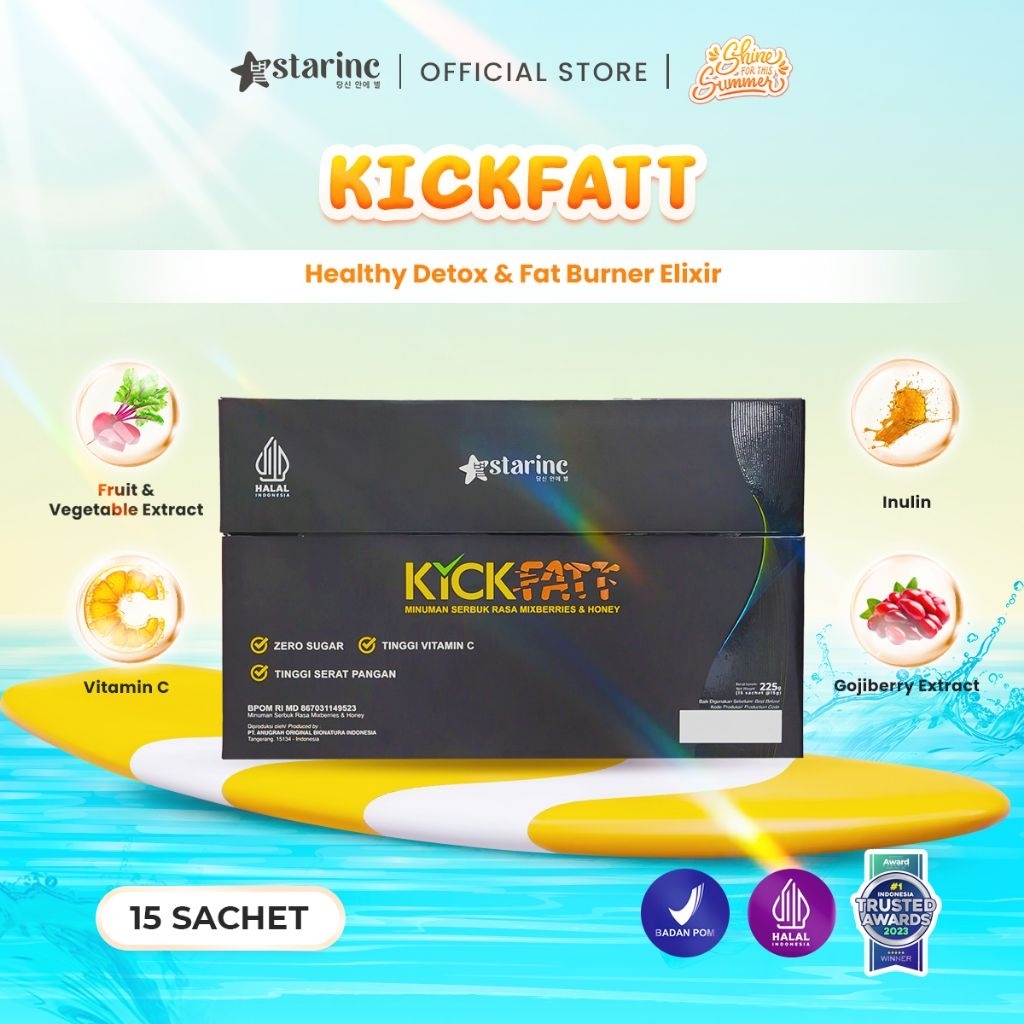 

Fiber drink with Gojiberry - Kickfatt isi 15 sachet