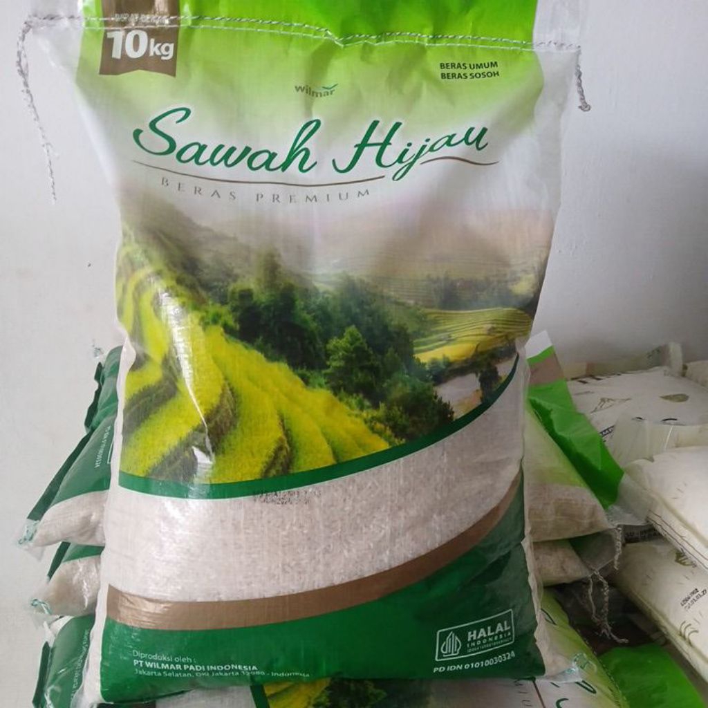 

Beras sawah hijau 10 kg