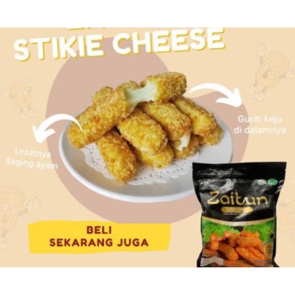 

Zaitun Sticky Cheese,Sticky Ori 500gr / Ayam Stikie Zaitun